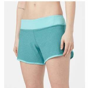 Rabbit (M) Women's Hopper Relax 4" Running Shorts Baltic Polkadot NWT Teal